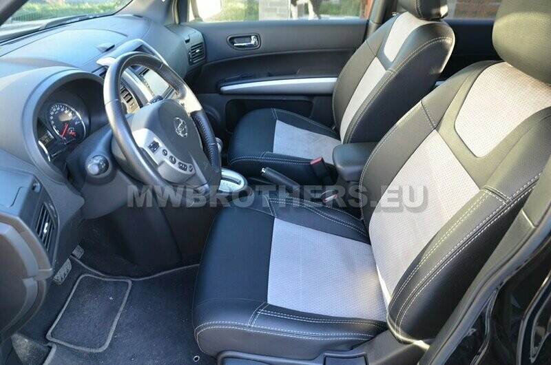 Leather series with beige alcantara