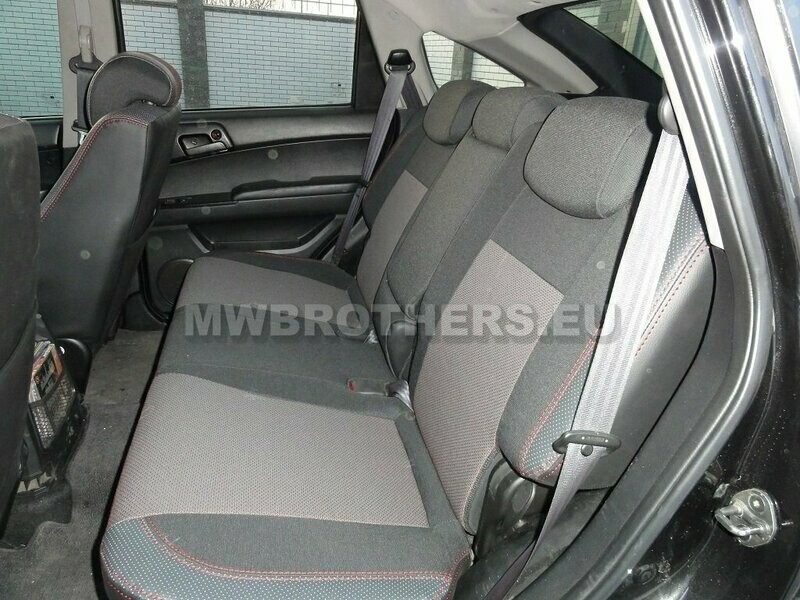 Comfort series with red stitching