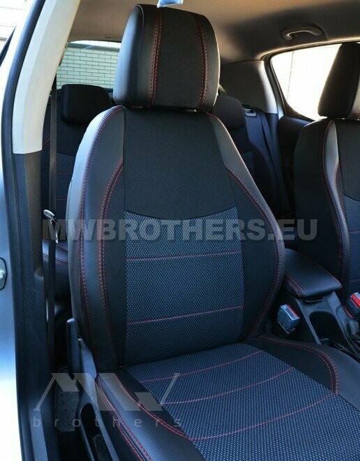 Comfort series with red stitching