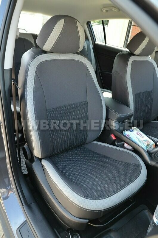 Comfort series with white leather