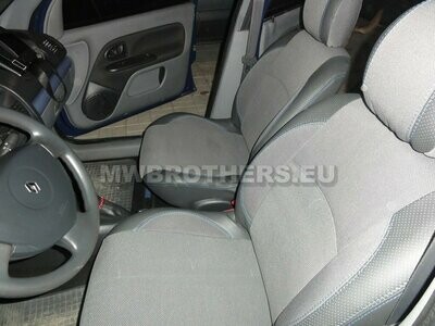 Comfort series with blue stitching