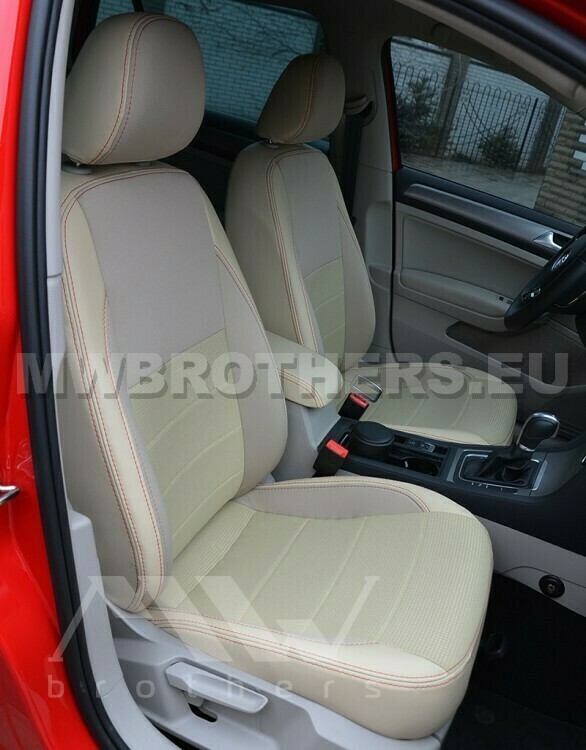 Comfort series light with red stitching