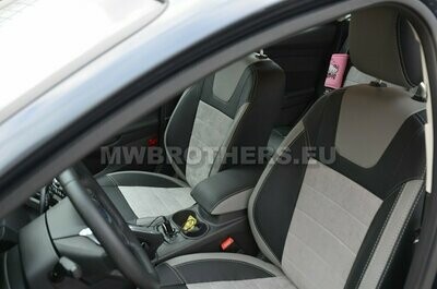 Leather series with beige includes and beige alcantara