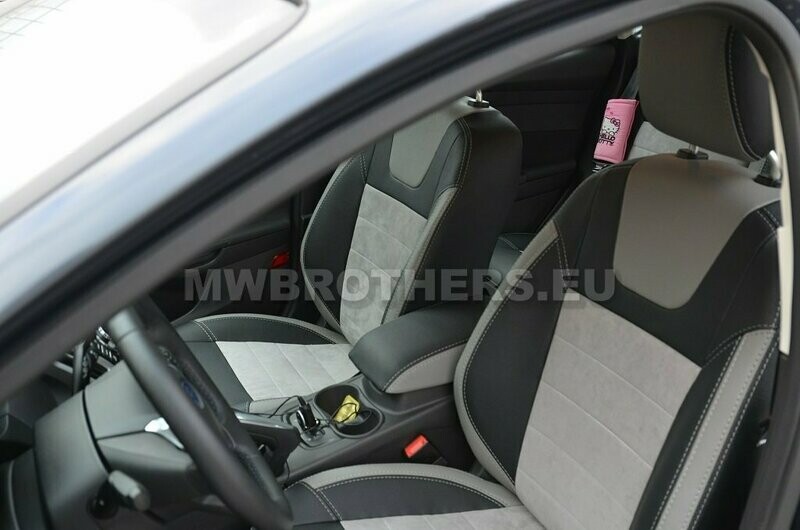 Leather series with beige includes and beige alcantara