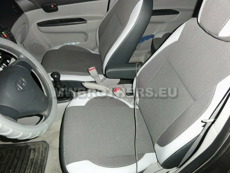 Comfort series with white leather