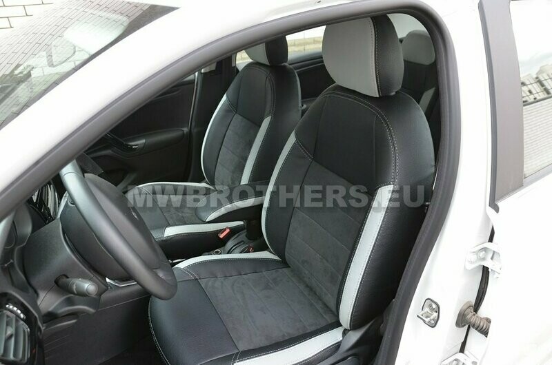 Leather series with white includes