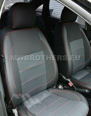 Comfort series with red stitching