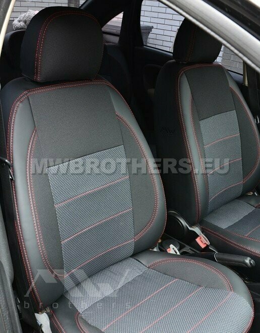 Comfort series with red stitching