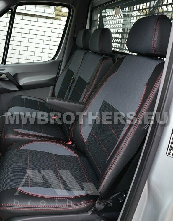 Comfort series with red stitching