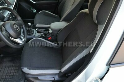Comfort series with white leather