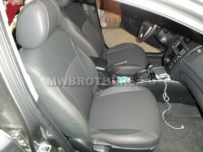 Comfort series with red stitching