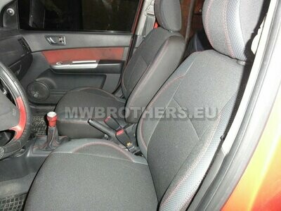 Comfort series with red stitching