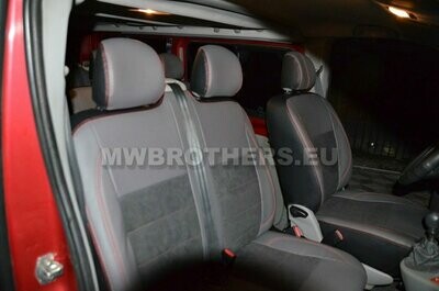 Leather series (8-9 seats) with red stitching