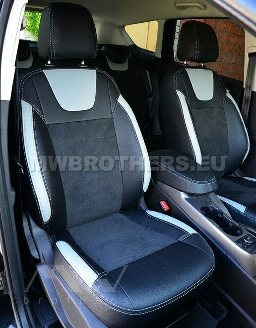 Leather series with white includes