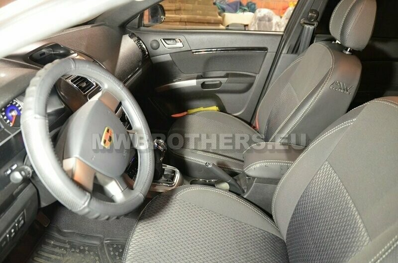 Comfort series with blue textile