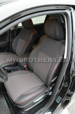 Comfort series with red stitching