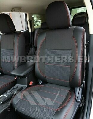 Comfort series with red stitching