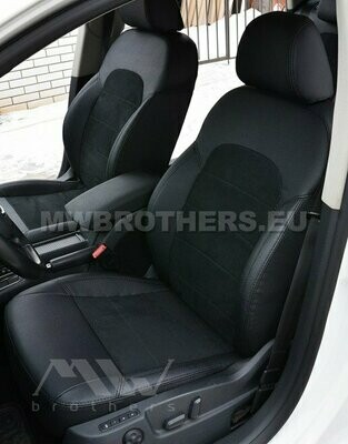 Leather series with black stitching