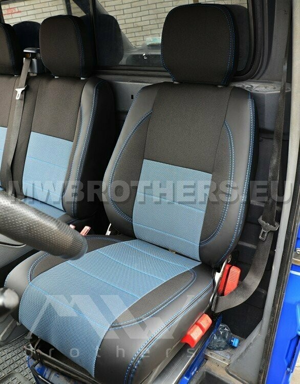 Comfort series with blue stitching 1+2