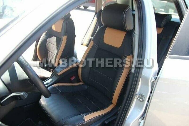 Leather series with orange includes