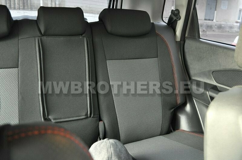 Comfort series with red stitching