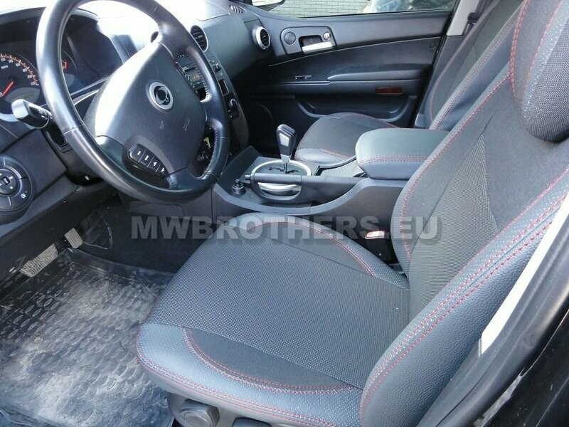 Comfort series with red stitching