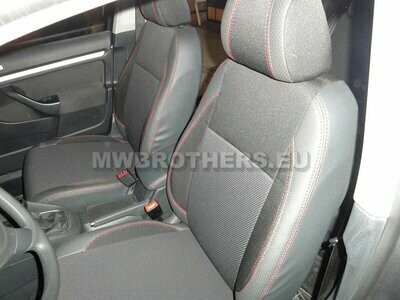 Comfort series with red stitching