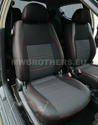Comfort series with red stitching