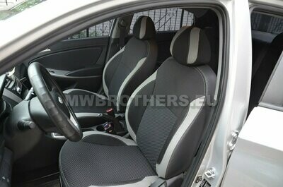 Comfort series with white leather