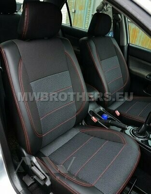Comfort series with red stitching