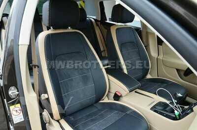 Leather series with beige inserts