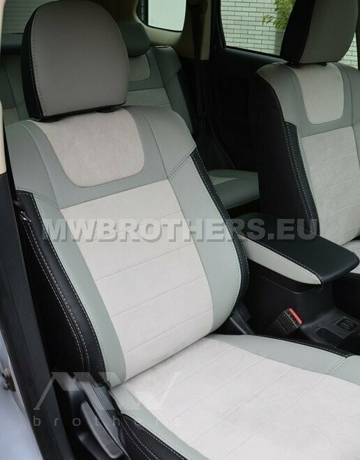 Leather series with grey includes and beige alcantara