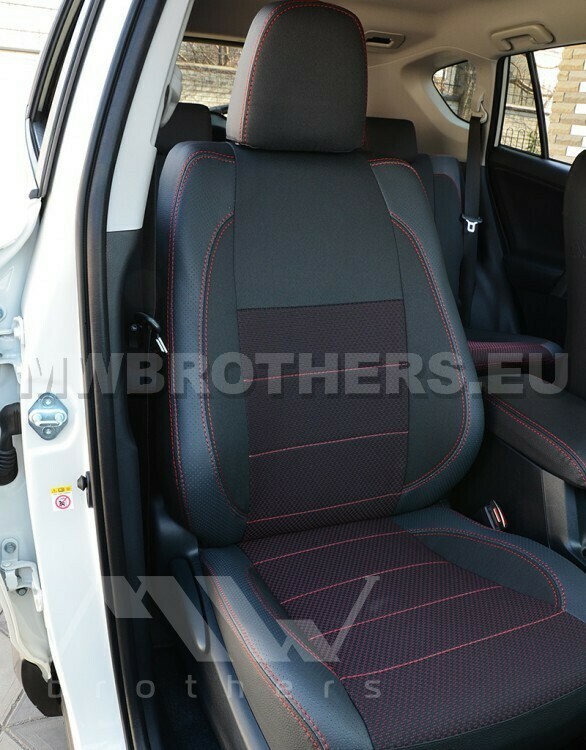 Comfort series with red stitching