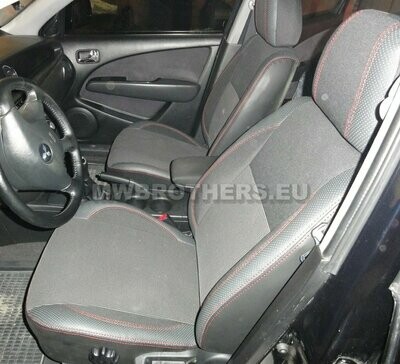 Comfort series with red stitching