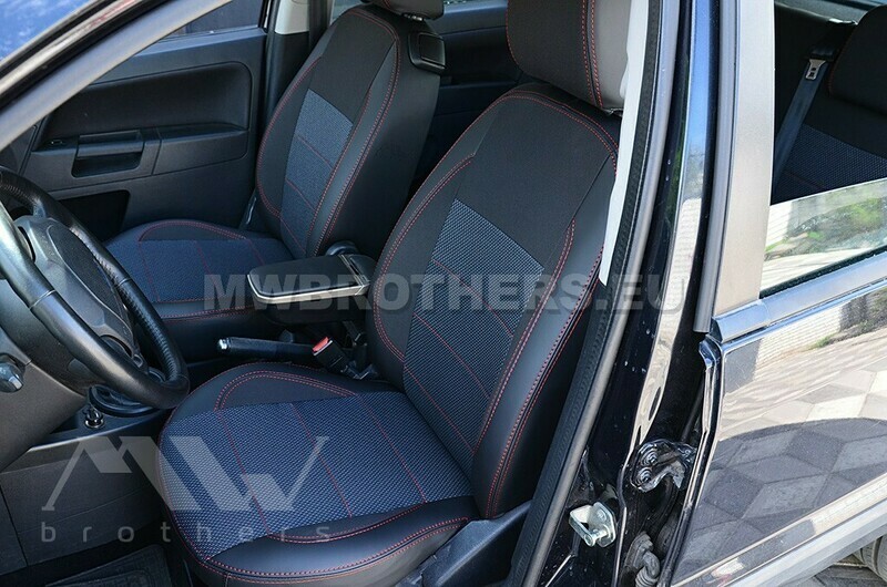 Comfort series with red stitching