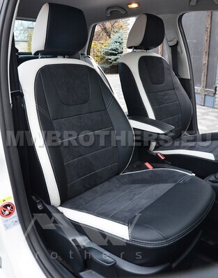 Leather series with white includes
