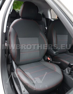 Comfort series with red stitching