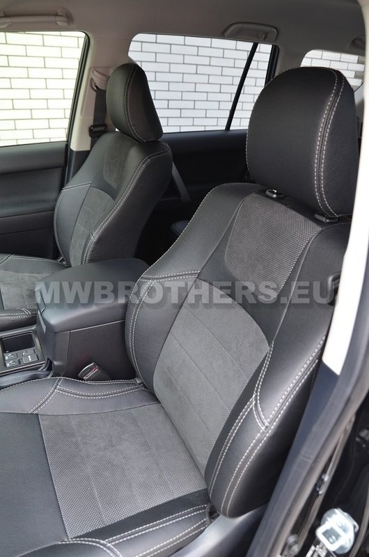 Leather series with gray alcantara