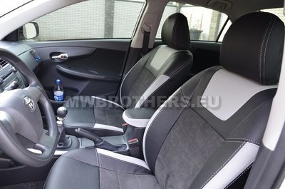 Leather series with white leather