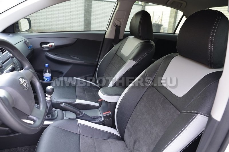 Leather series with white leather