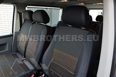 Comfort series with brown textile (8-9 seats)