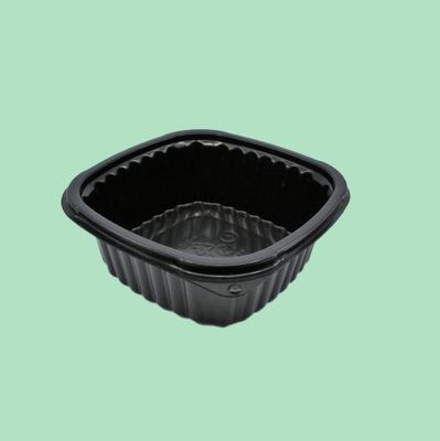 12oz Black Square Microwave Tray