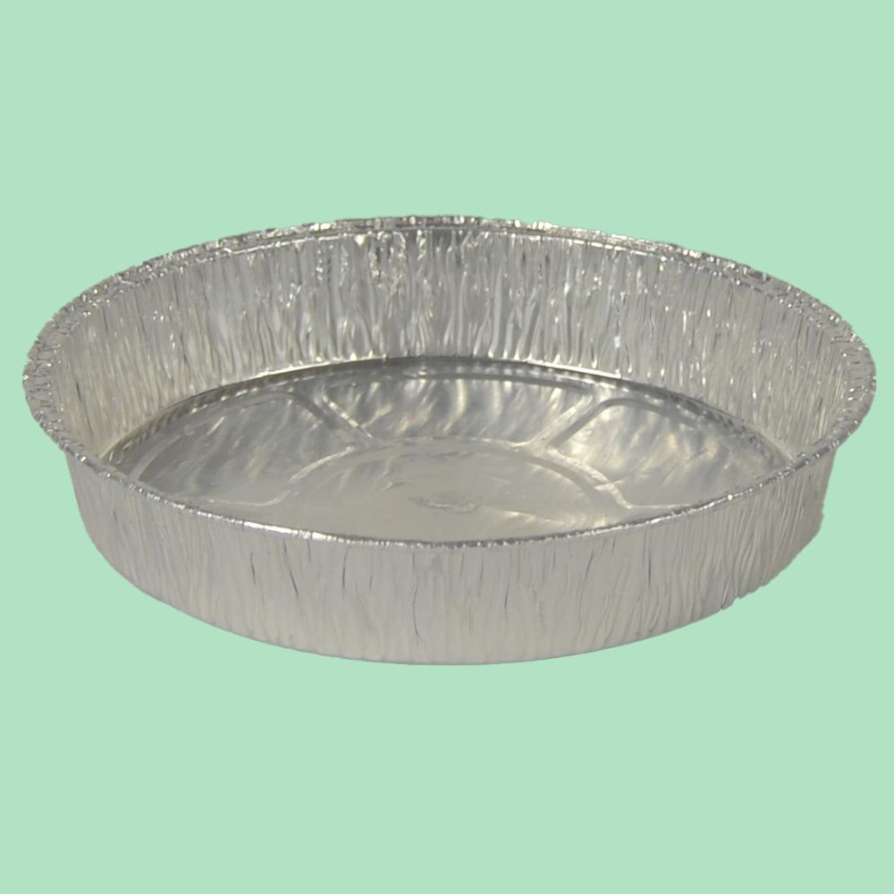 Round Non-Lanced Foil Flan Case 166mm t/o x 28mm