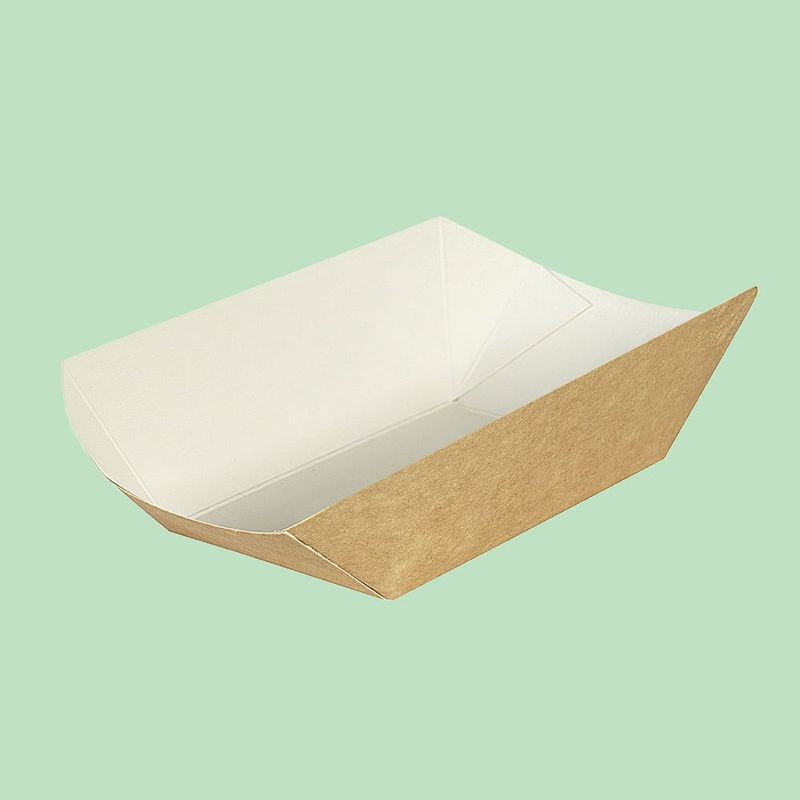Small Kraft Chip Tray
