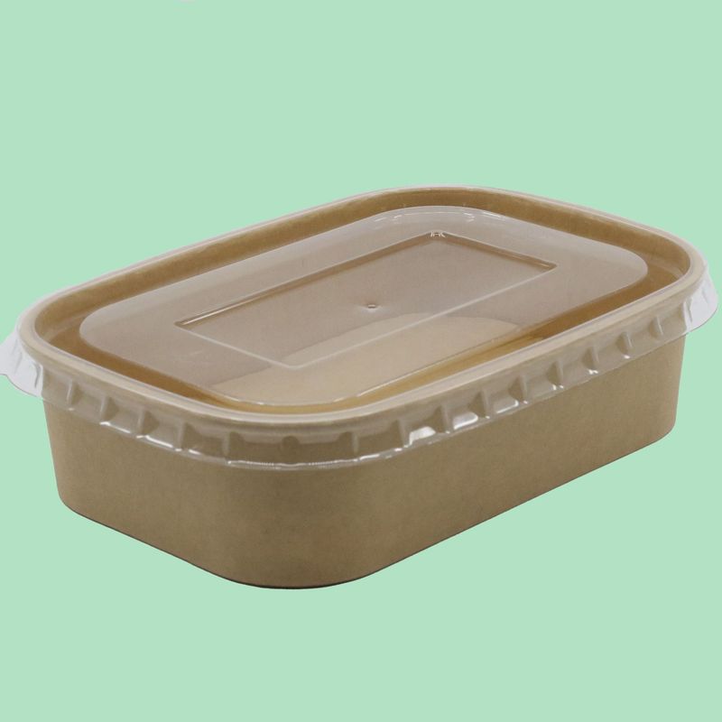 500/750/1000ml Rectangular PET Tray Lid