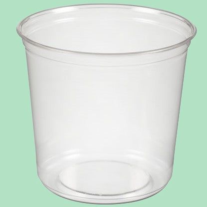 24oz Clear Round Pot