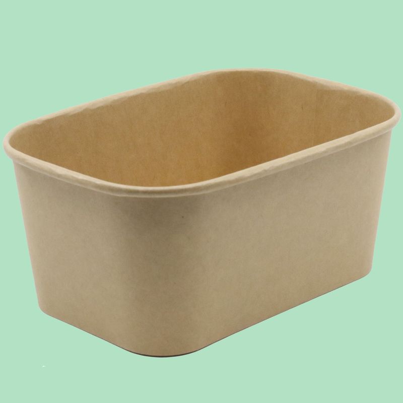 1000ml Kraft Rectangular Tray