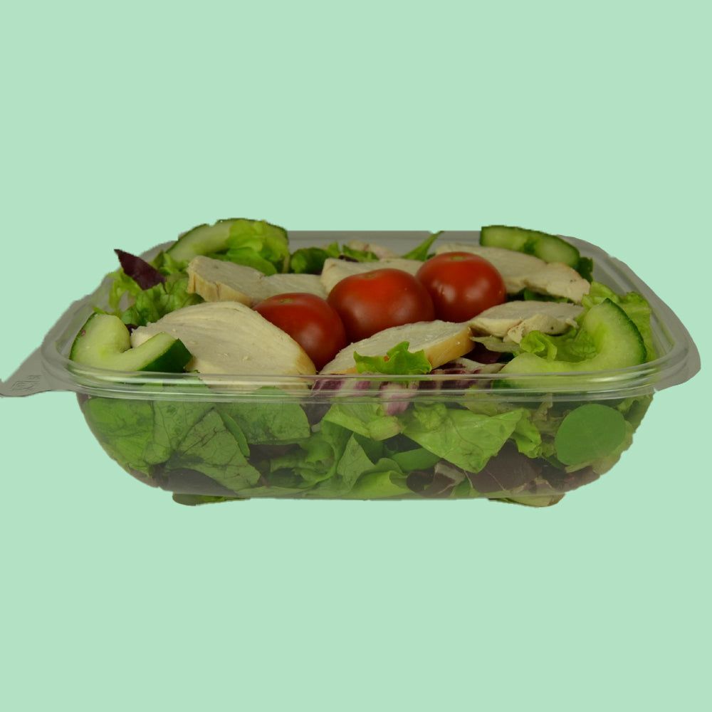 1000ml Clear Square rPET Tray