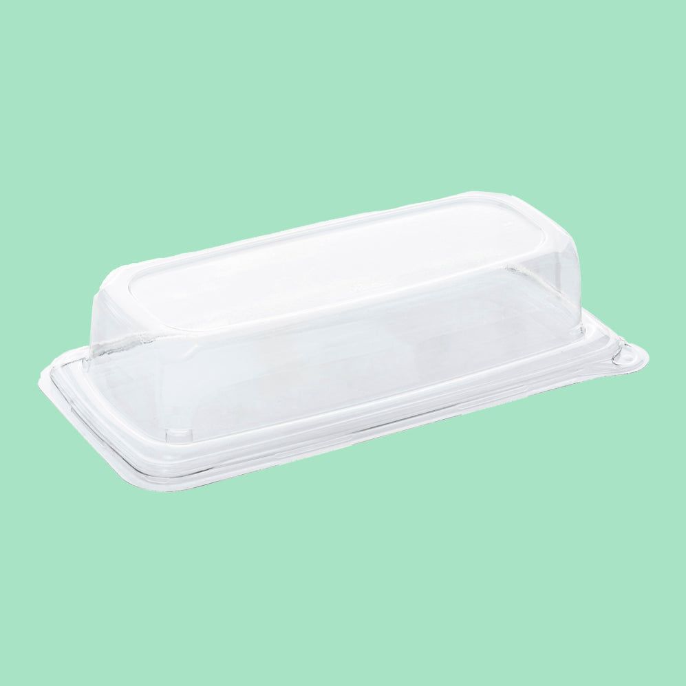 Rectangular r-Pet Lid 24cm x 11cm