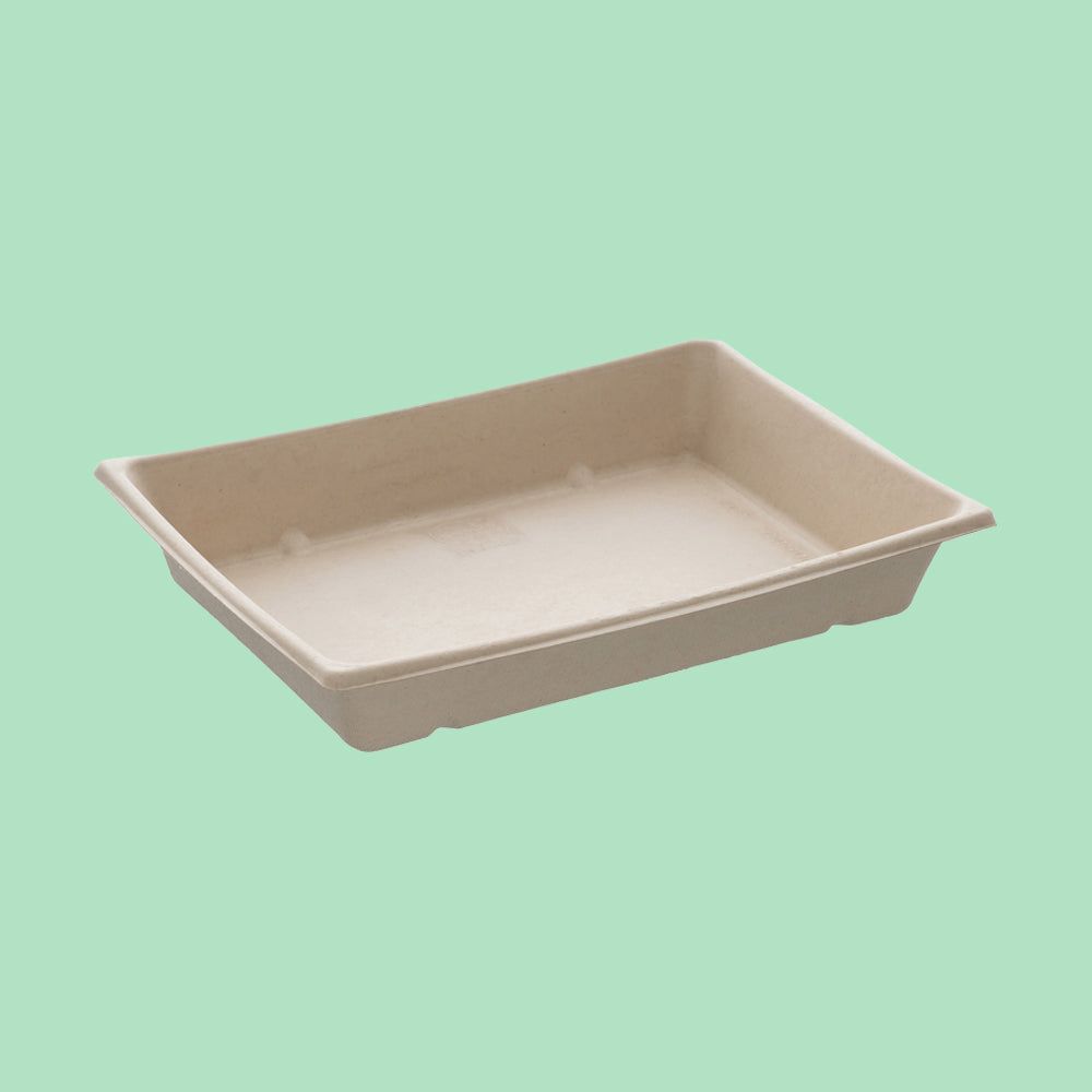 BePulp Rectangular Pagoda Tray - 750ml